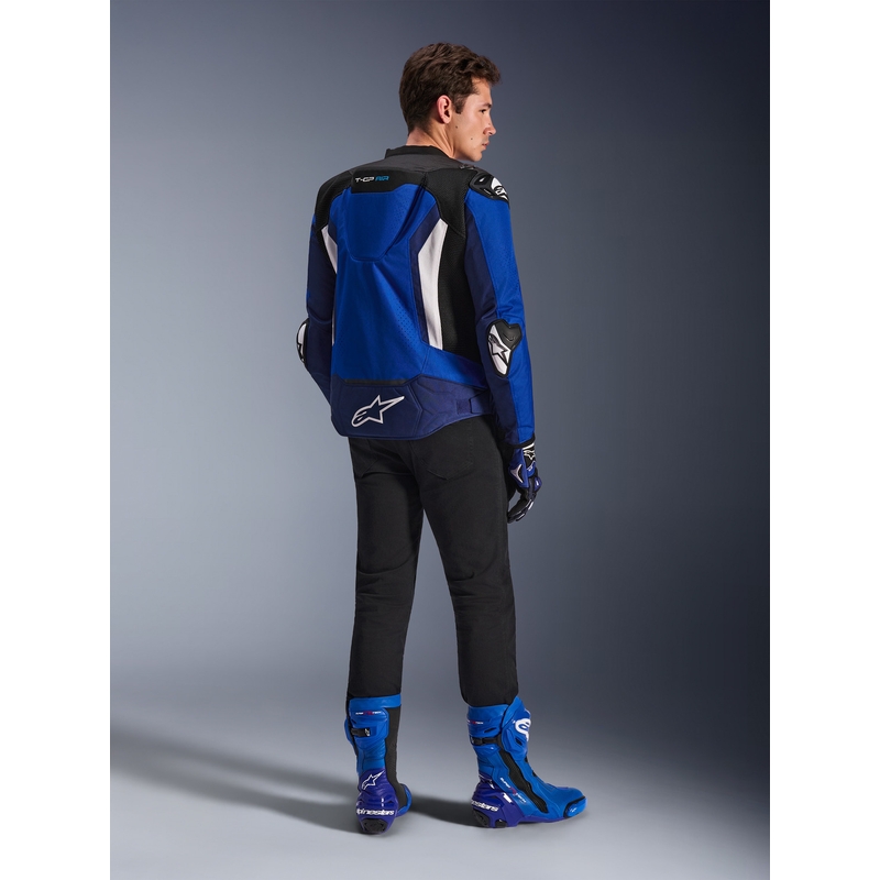 Kurtka motocyklowa Alpinestars T-GP Air niebiesko-biało-czarna