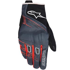 Rękawice motocyklowe Alpinestars MOBLAST WATERPROOF czarno-antracytowo-pomarańczowe