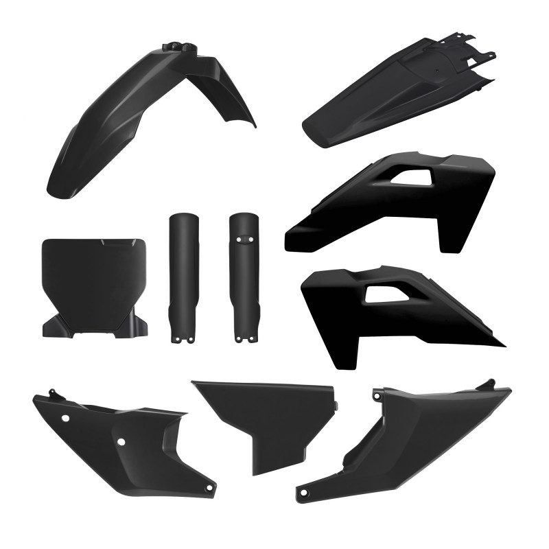 Plastic body kit POLISPORT black