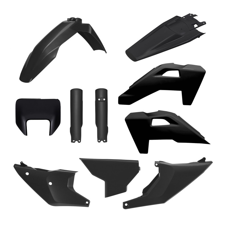 Plastic body kit POLISPORT Black