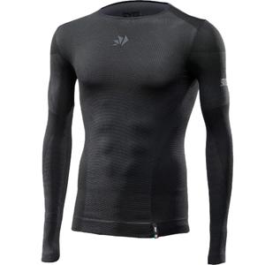 Funkcjonalna koszulka z długim rękawem SIXS BT TS2L V2 czarno-ciemnoszara