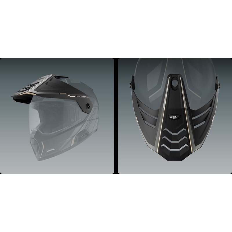 Kask Outlander Mesh z zestawem słuchawkowym, SENA (matowa czerń)