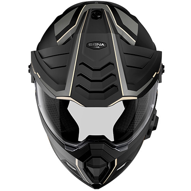 Kask Outlander Mesh z zestawem słuchawkowym, SENA (matowa czerń)