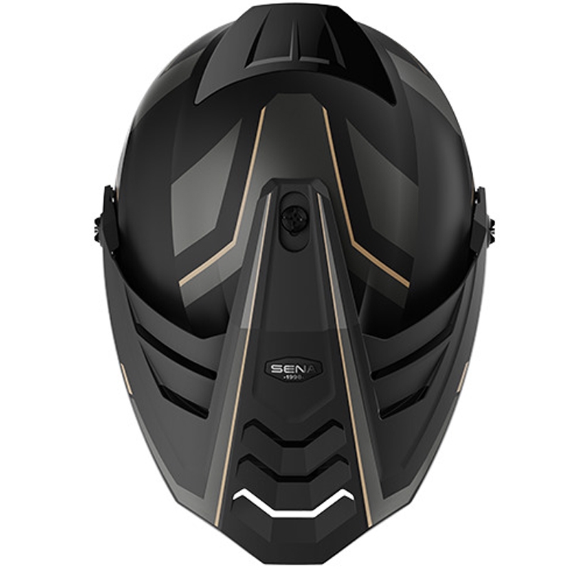 Kask Outlander Mesh z zestawem słuchawkowym, SENA (matowa czerń)