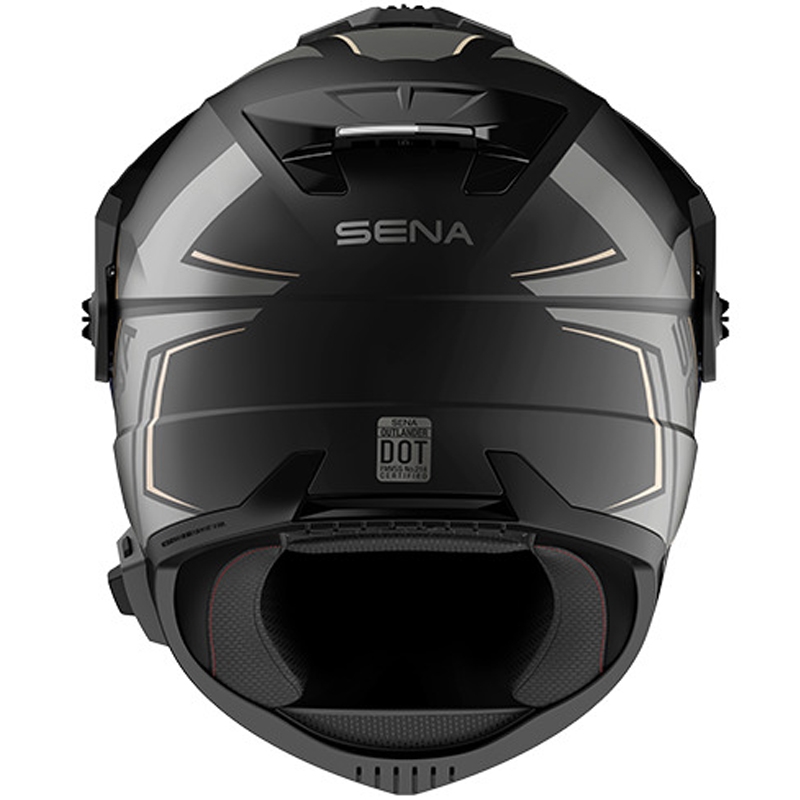 Kask Outlander Mesh z zestawem słuchawkowym, SENA (matowa czerń)