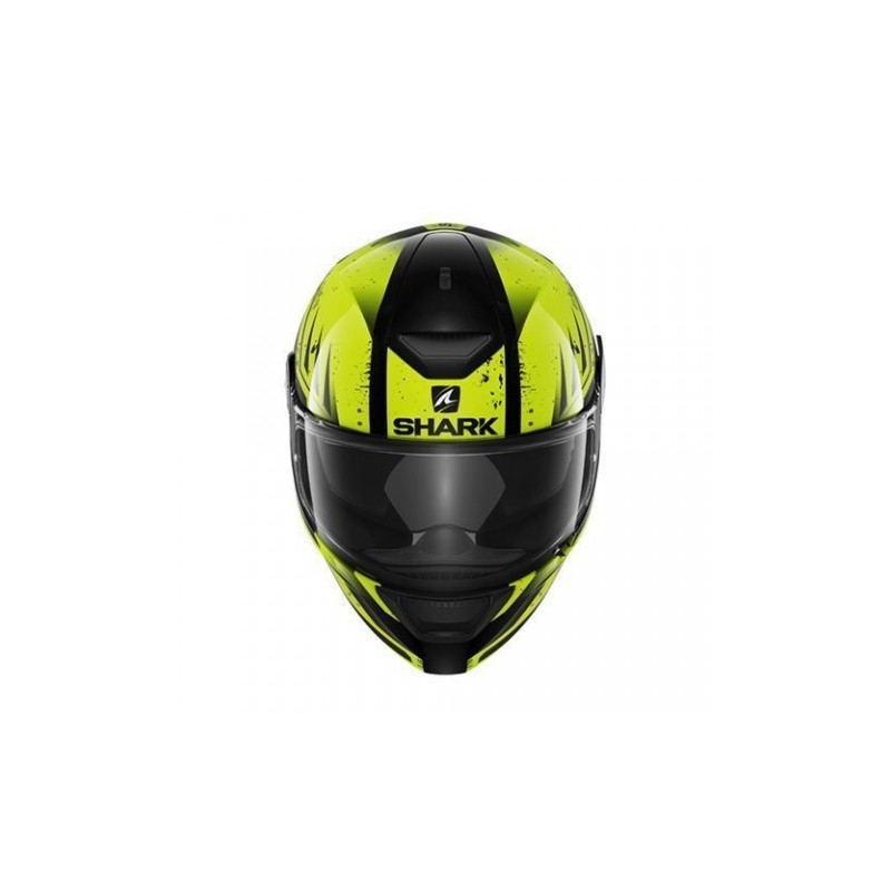 Integralny kask motocyklowy SHARK D-SKWAL Dharkov czarno-fluo żółty