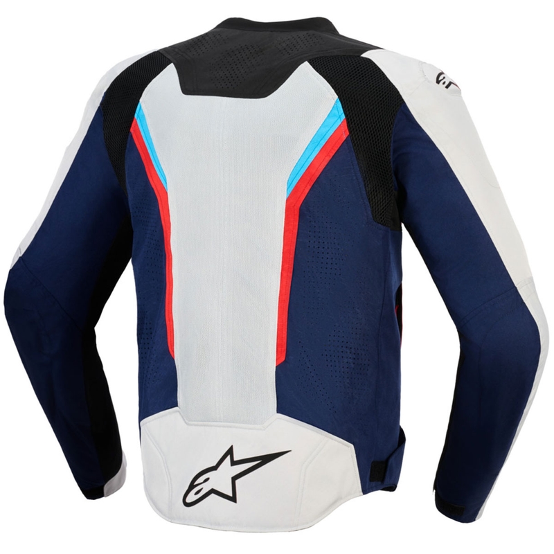 Kurtka motocyklowa Alpinestars AST V3 Air biało-niebiesko-czerwono-czarna