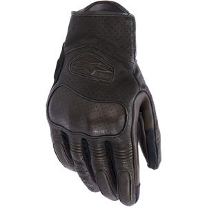 Rękawice motocyklowe Alpinestars Mustang V3 brązowo-czarne