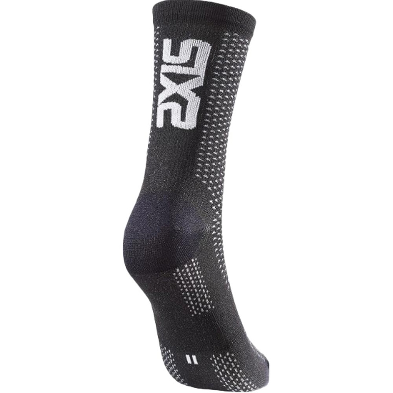 Skarpety funkcjonalne SIXS SHORT LOGO V2 czarne karbonowe