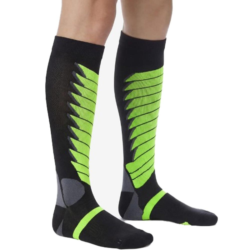 Funkcjonalne podkolanówki SIXS SPEED V3 czarno-zielone
