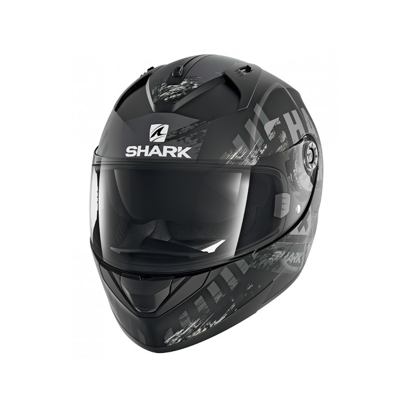 Integralny kask motocyklowy SHARK RIDILL Skyd Mat czarno-szary