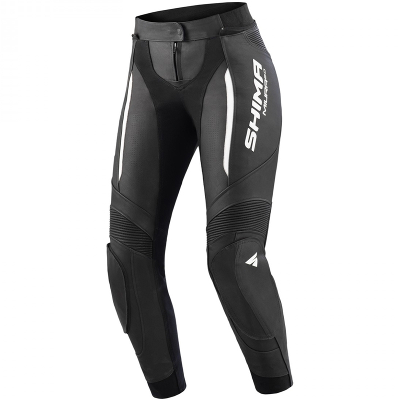 Spodnie motocyklowe damskie Shima Miura 2.0 czarno-białe