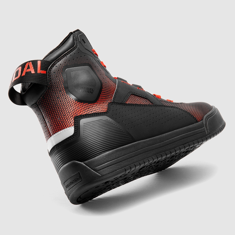 Buty motocyklowe Rebelhorn Vandal II czarno-czerwone