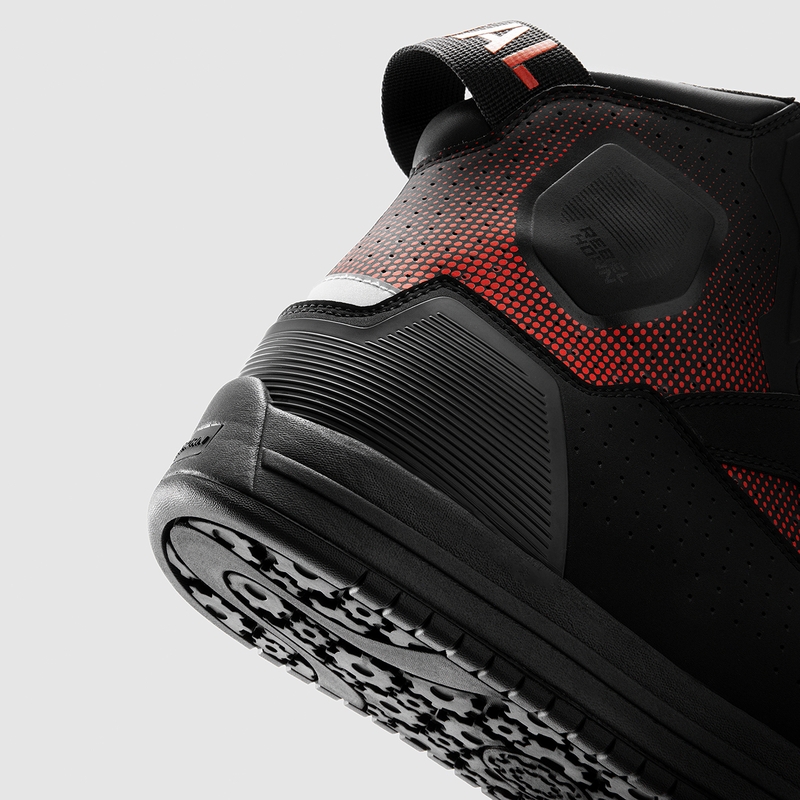 Buty motocyklowe Rebelhorn Vandal II czarno-czerwone