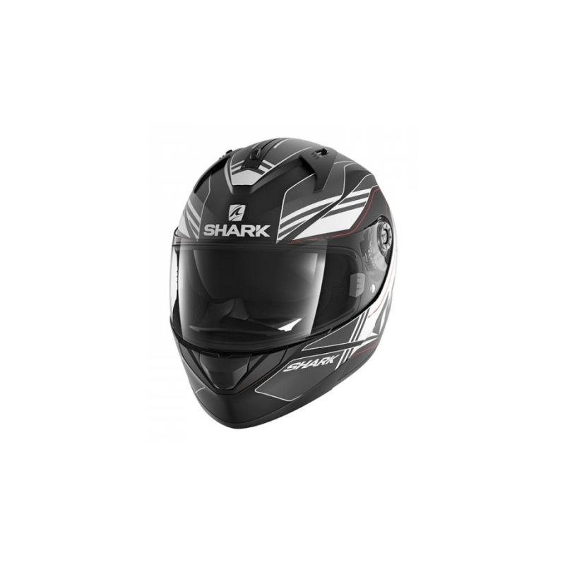 Integralny kask motocyklowy SHARK RIDILL Tika Mat czarno-szaro-biały