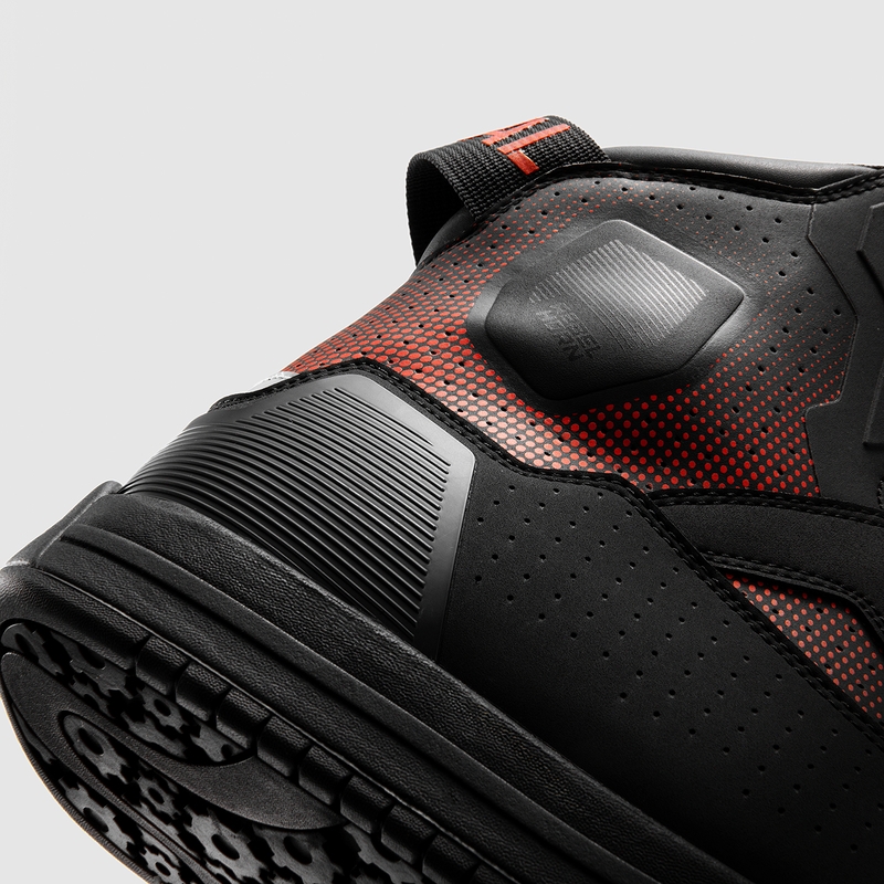 Buty motocyklowe Rebelhorn Vandal II czarno-czerwone