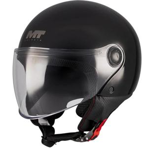 Kask motocyklowy otwarty MT Street S Pure A1 czarny