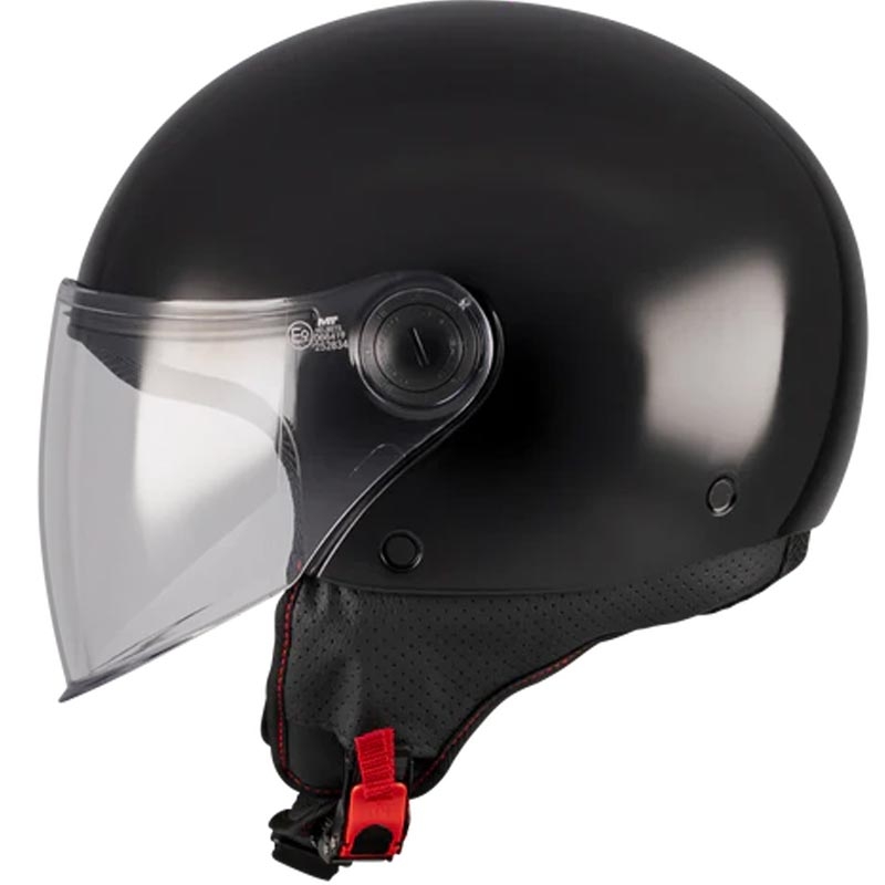 Kask motocyklowy otwarty MT Street S Pure A1 czarny