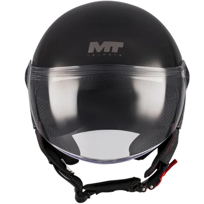 Kask motocyklowy otwarty MT Street S Pure A1 czarny