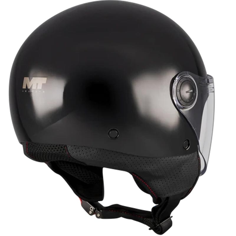 Kask motocyklowy otwarty MT Street S Pure A1 czarny