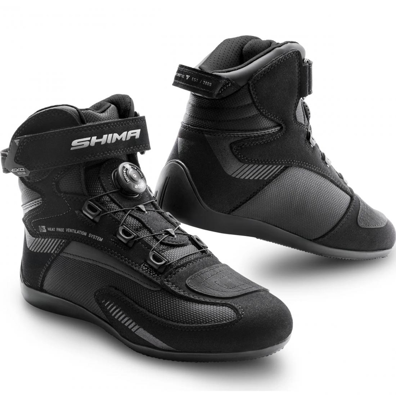 Buty motocyklowe Shima Exo czarno-czarne