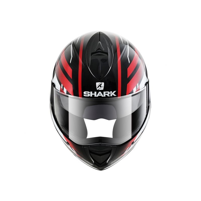 Kask z podnoszoną szczęką SHARK EVOLINE 3 Corvus czarno-biało-czerwony