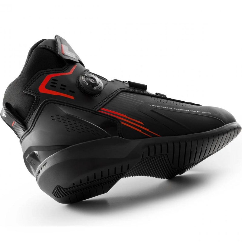 Buty motocyklowe Shima Enzo Air czarno-czerwone
