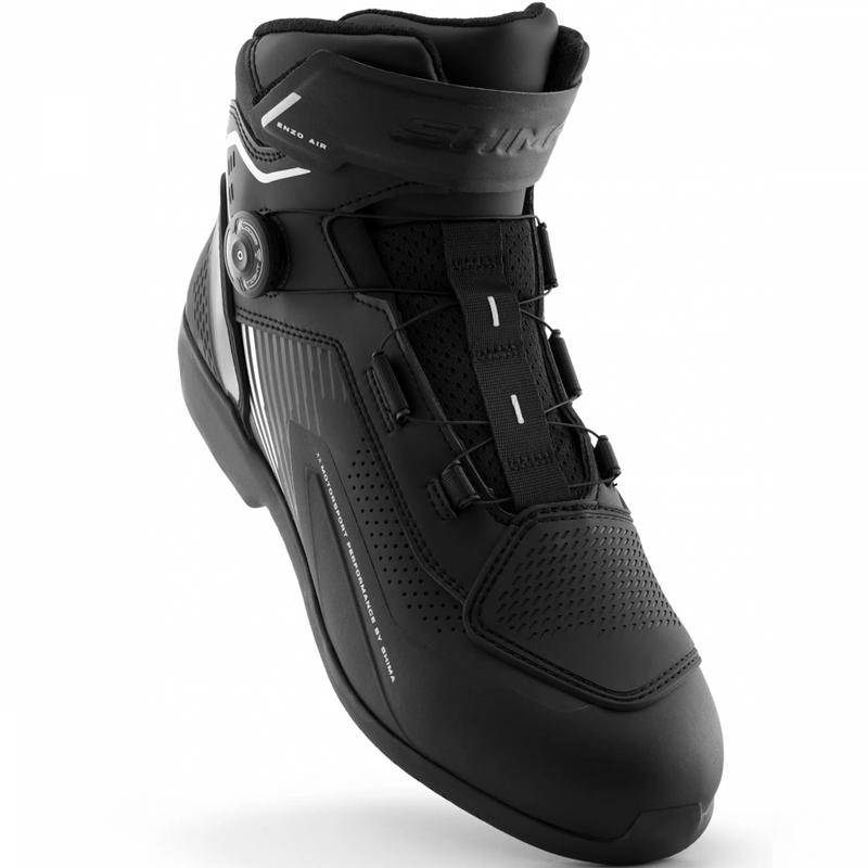 Buty motocyklowe Shima Enzo Air czarno-białe