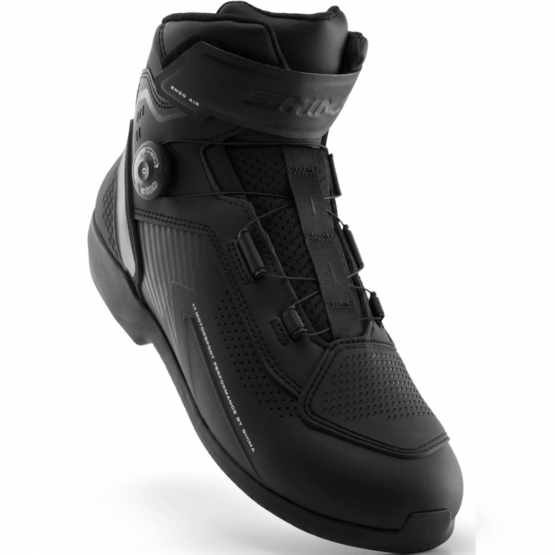 Damskie buty motocyklowe Shima Enzo Air czarno-czarne