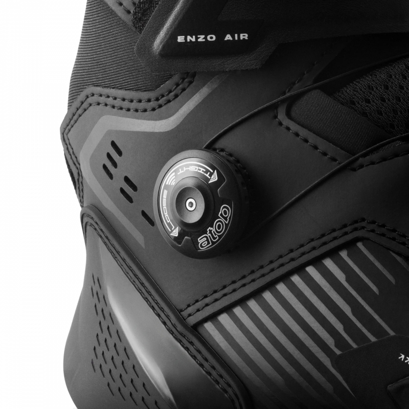 Damskie buty motocyklowe Shima Enzo Air czarno-czarne