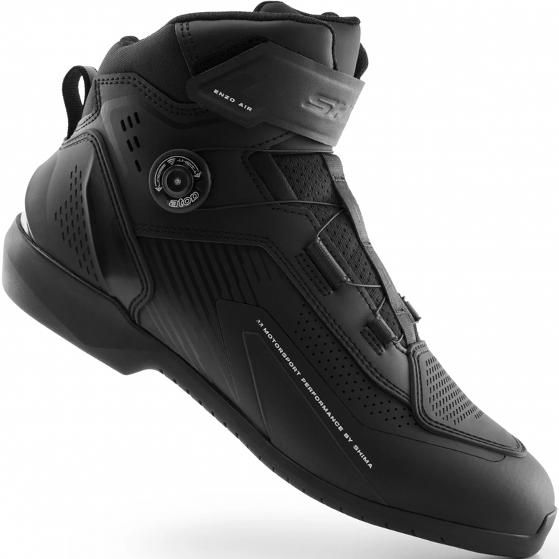 Buty motocyklowe Shima Enzo Air czarno-czarne