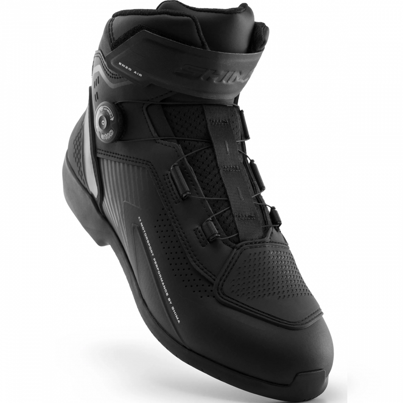 Buty motocyklowe Shima Enzo Air czarno-czarne