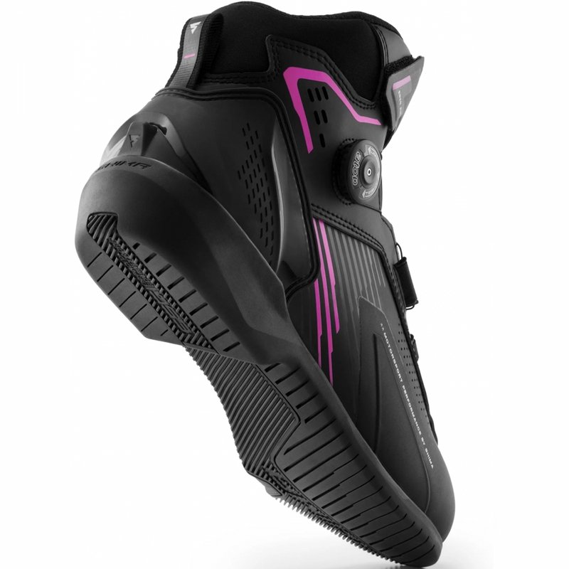 Damskie buty motocyklowe Shima Enzo Air czarno-różowe