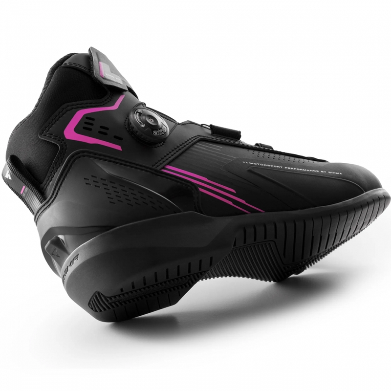 Damskie buty motocyklowe Shima Enzo Air czarno-różowe