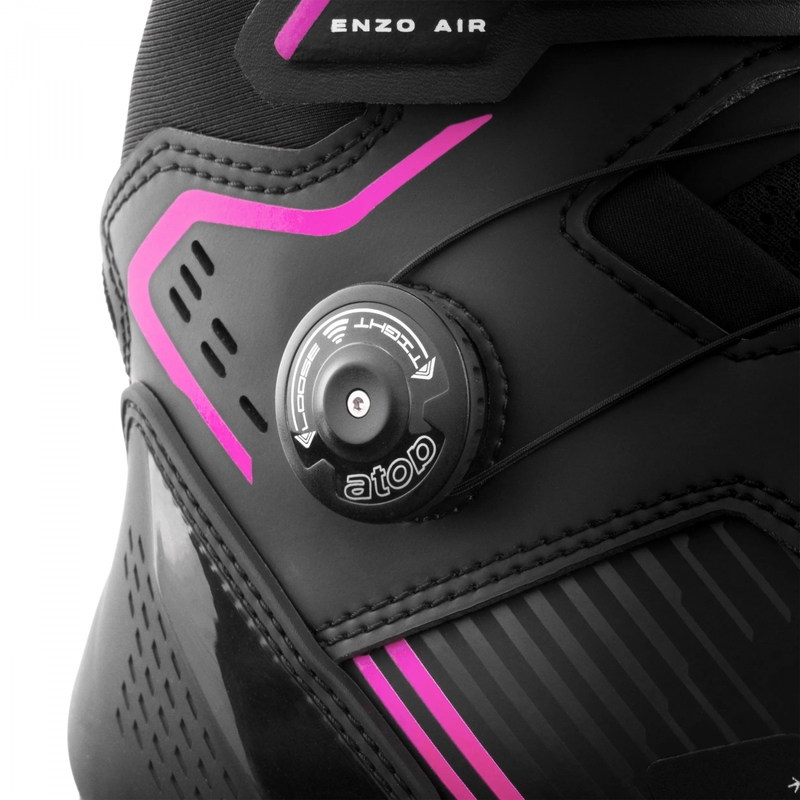 Damskie buty motocyklowe Shima Enzo Air czarno-różowe
