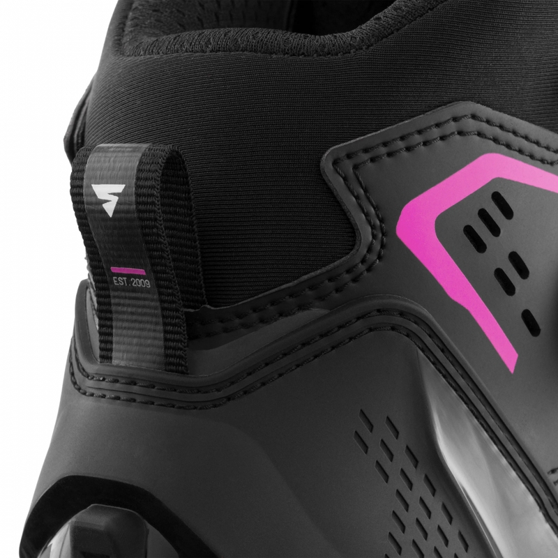 Damskie buty motocyklowe Shima Enzo Air czarno-różowe