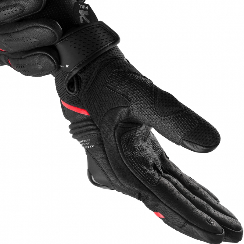 Rękawice motocyklowe Shima Spark 3.0 czarno-czerwone