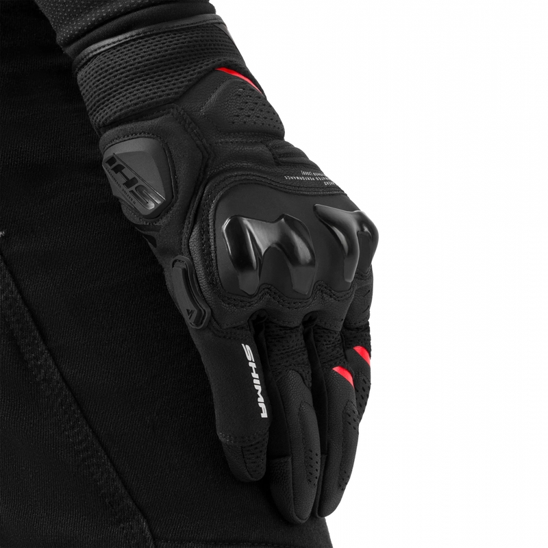 Rękawice motocyklowe Shima Spark 3.0 czarno-czerwone