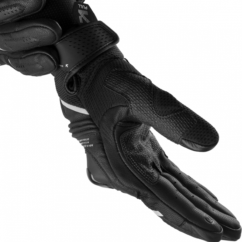 Rękawice motocyklowe Shima Spark 3.0 czarno-białe
