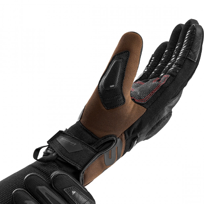 Rękawice motocyklowe Shima Blaze 3.0 brązowe
