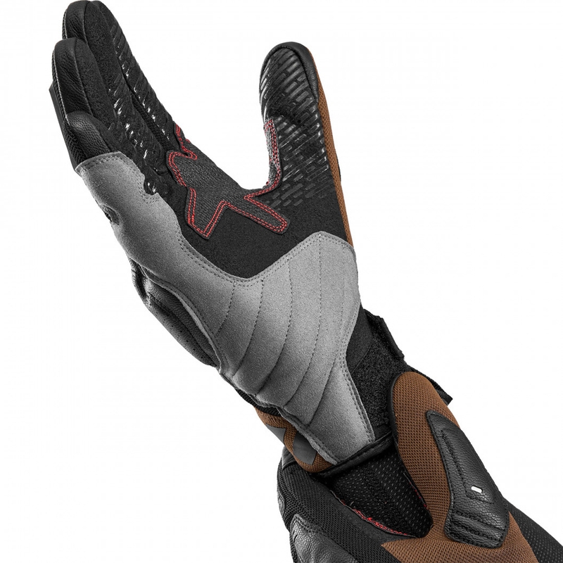 Rękawice motocyklowe Shima Blaze 3.0 brązowe