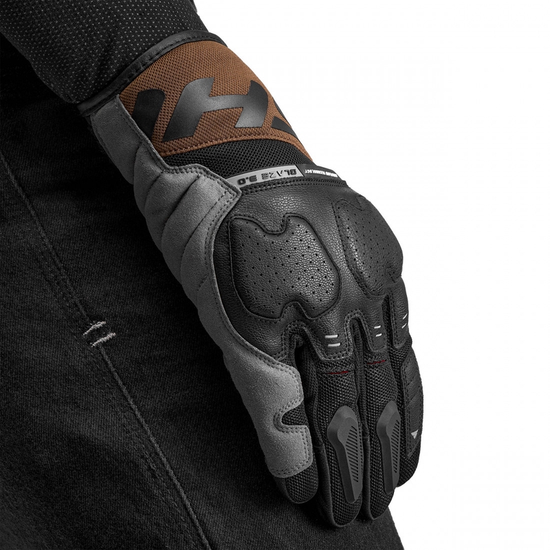 Rękawice motocyklowe Shima Blaze 3.0 brązowe
