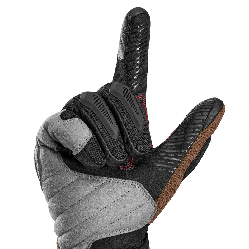 Rękawice motocyklowe Shima Blaze 3.0 brązowe