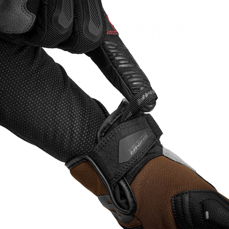 Rękawice motocyklowe Shima Blaze 3.0 brązowe