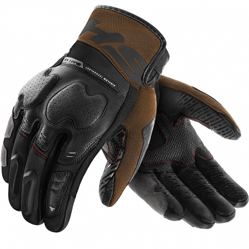 Rękawice motocyklowe Shima Blaze 3.0 brązowe