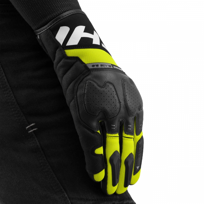 Rękawice motocyklowe Shima Blaze 3.0 fluorescencyjne żółte