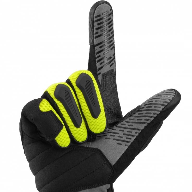 Rękawice motocyklowe Shima Blaze 3.0 fluorescencyjne żółte