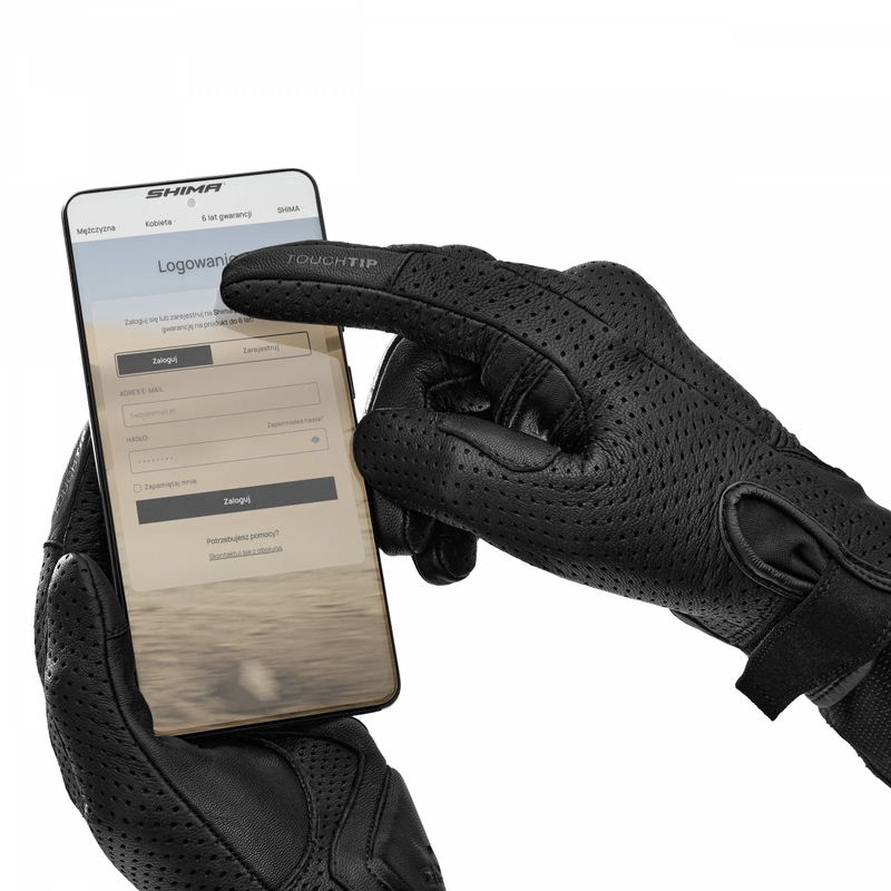 Rękawice motocyklowe damskie Shima Bullet 3.0 czarne