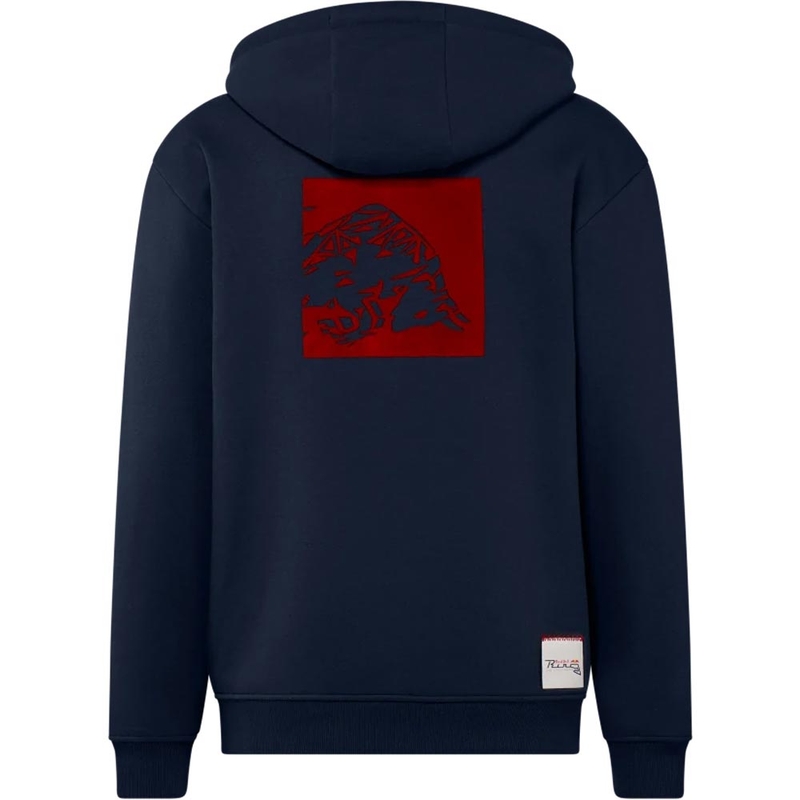 Bluza z kapturem Red Bull Racing Core Zip F805 niebieska