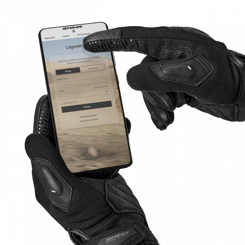 Rękawice motocyklowe damskie Shima Blaze 3.0 czarne